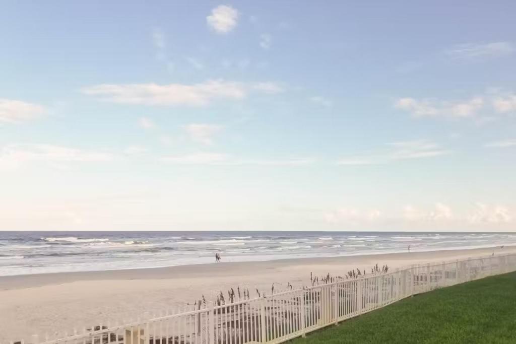 Oceanfront Balcony, Pool, Bbq, Steps To Flagler Ave Villa นิวสเมอร์นาบีช ภายนอก รูปภาพ